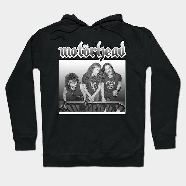 Motorhead Gradient White Hoodie by Pemandangan Kenangan 2000